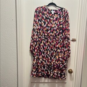 London Times Multicolor Abstract Dress 16W